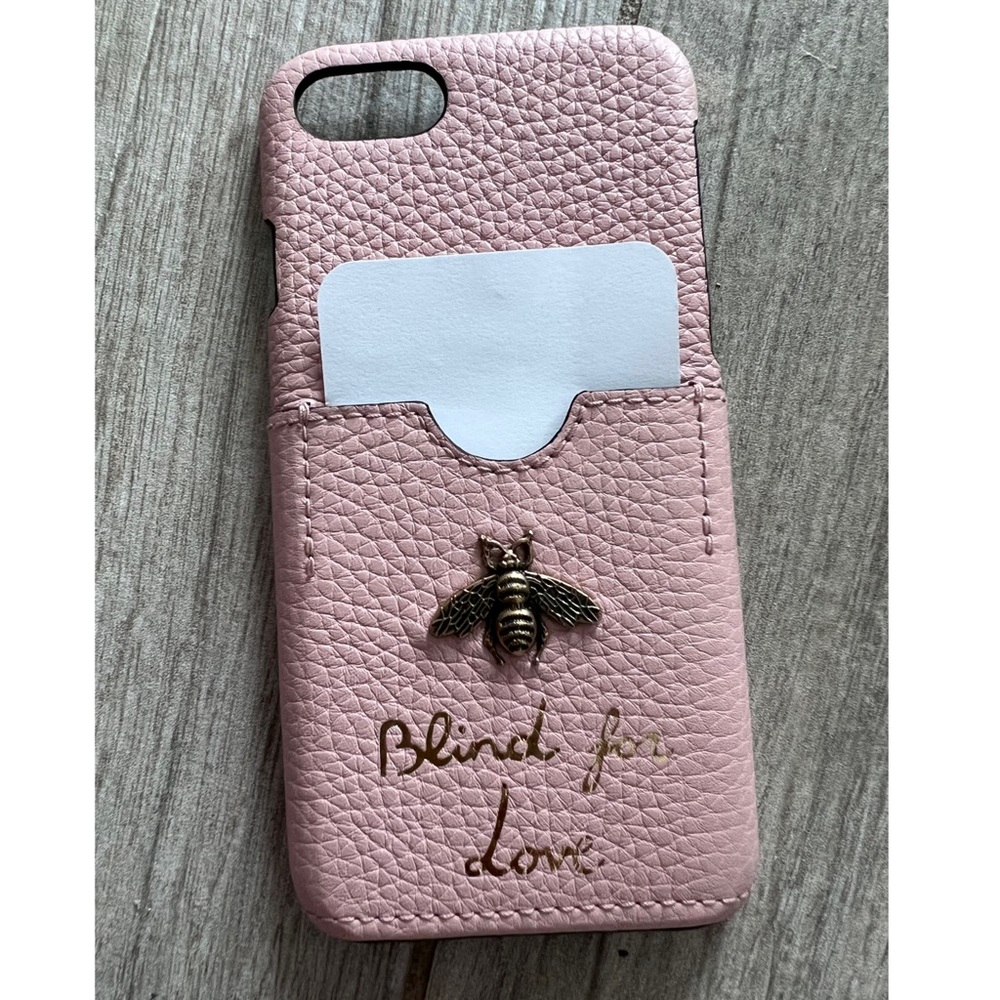 Authentic Gucci IPhone 7 blind for love case